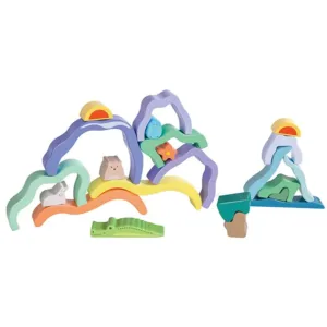 Hape Natuur Stapelblokken