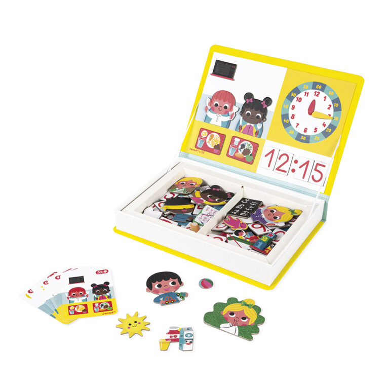 Janod Magneti Book Clock Watching