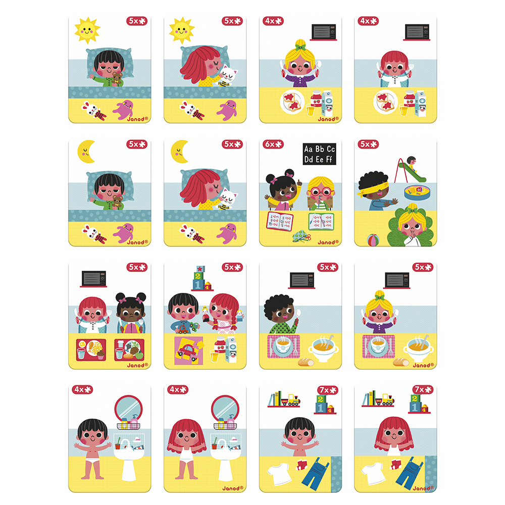 Janod Magneti Book Clock Watching