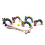 BS Toys Rainbow Croquette Set