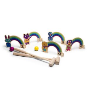 BS Toys Regenboog Croquetset
