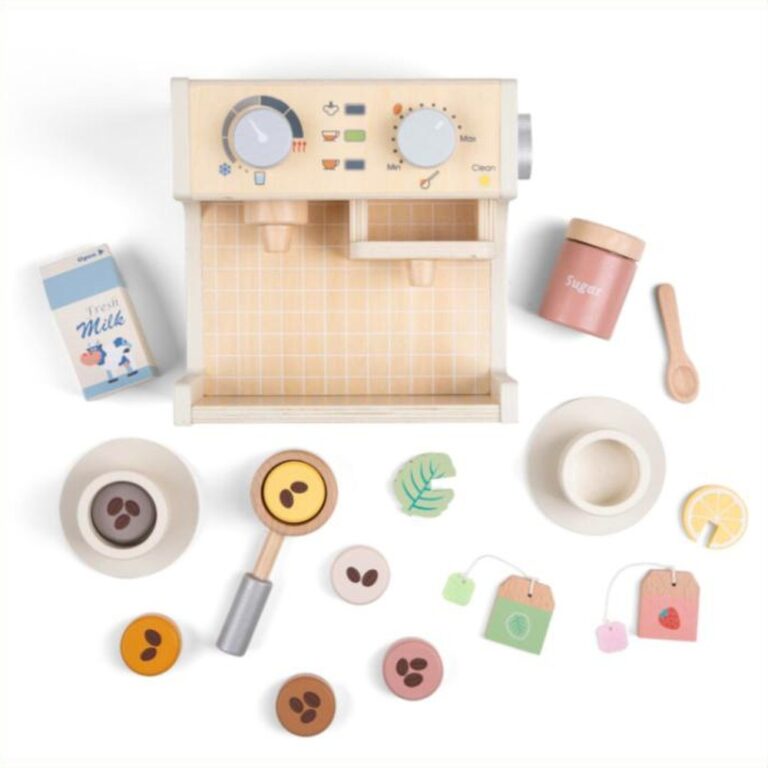 Woet Houten Koffiezetapparaat 20-delig